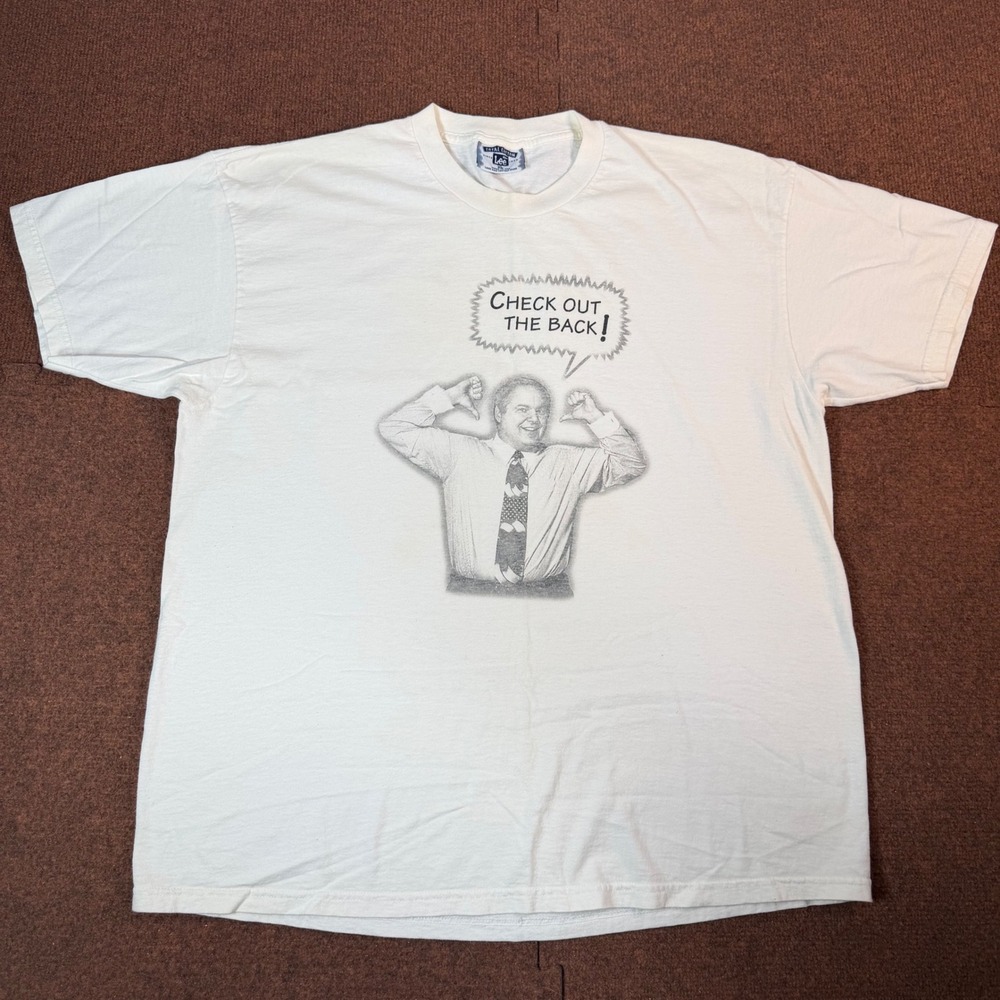 Vintage Lee Rush Limbaugh Bill Clinton Satire T Shirt Mens XL White 90s USA Made